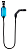Свингер Prologic K1 Midi Hanger Chain Kit Blue 25x15mm 20cm Chain