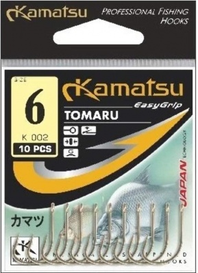 Одинарный крючок Kamatsu Tomaru #12 (10 шт/уп)