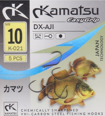 Одинарный крючок Kamatsu DX-Aji #1 (5 шт/уп)