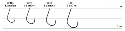 Одинарный крючок Decoy Area Hook IV Eric #4