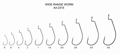Офсетный крючок Fish Season Wide Range Worm 2315 #4/0