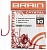 Одинарный крючок Brain Crystal B2011 #12 (20 шт/уп) ц:red