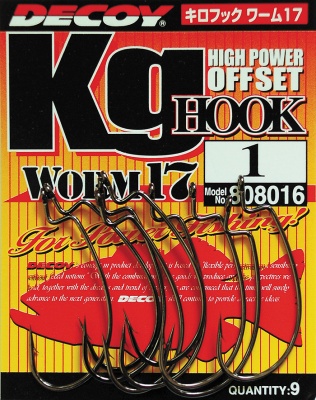 Офсетный крючок Decoy Worm 17 KG Hook #2