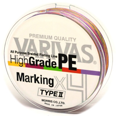 Шнур Varivas High Grade PE Marking Type II X4 #0.6 10lb. 150m.(multicolor)