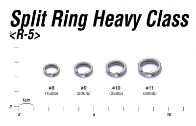 Кольца заводные Decoy Split Ring Heavy Class 8
