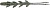 Силикон Jackall Scissor Comb 2,5'' Dark Thunder/Clear Silver