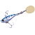 Тейл-спиннер Major Craft Jigpara Spin 3.0g #001 Iwashi