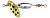 Блесна DUO Spearhead Ryuki Spinner 3.5g Silver Slash UV