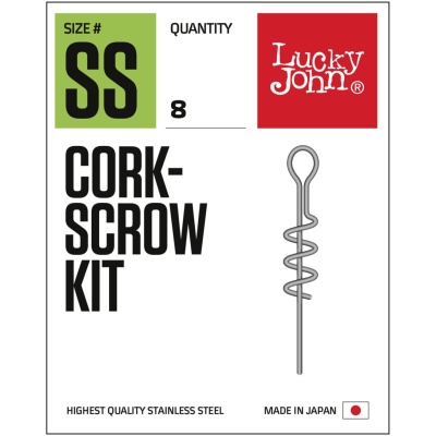 Штопор для силикона Lucky John Corkscrow Kit M 7 шт.