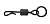 Вертлюжок Prologic LM Hookbait Swivel S 15pcs