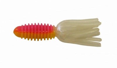 Силикон Big Bite Baits Slab Tube 1.75'' Pink/Yellow Pearl
