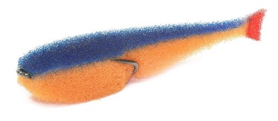 Поролоновая рыбка Lex Paralonium Classic Fish CD 12 OBLB (оранжевое тело/синяя спина/красный хвост)
